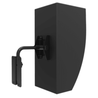 MM-022-BT(ADA) MULTIMOUNT,SPEAKER PAN TILT WALL MOUNT, 60 LB. WLL INDOOR, BLACK , VERTICAL OR HORIZONTIAL HANG